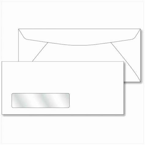 10 Window Envelope Template Pdf Beautiful 10 White Window Envelopes