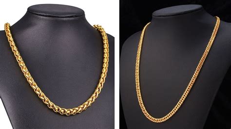 The wedding chains are an auspicious and an important piece of jewel for any woman. SIMPLE & LATEST GOLD CHAINS DESIGNS for MEN | Gold Jewellery Designs Mens Gold Chain Designs ...
