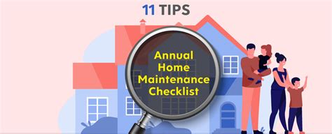 Annual Home Maintenance Checklist 11 Tips