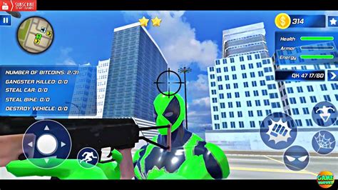 New Update Rope Frog Ninja Hero Strange Gangster Vegas Android
