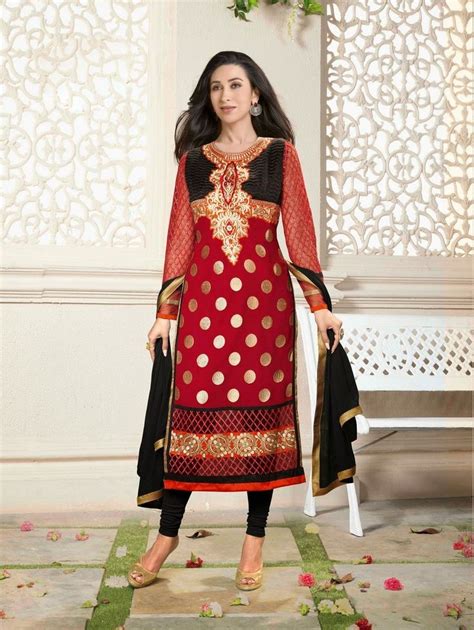 Casual Salwar Kameez For Graceful Feminine Look Churidar Suits Fancy Suit Fashion