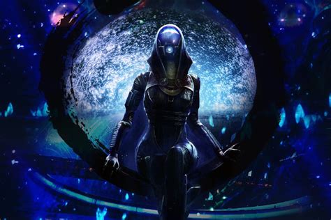 Mass Effect 1 2 3 Talizorah Video Game Poster Silk Fabric