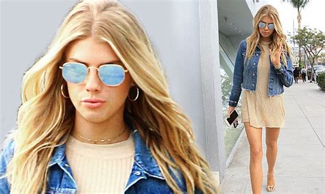 Charlotte Mckinney Shows Off Her Endless Pins As She Steps Out In