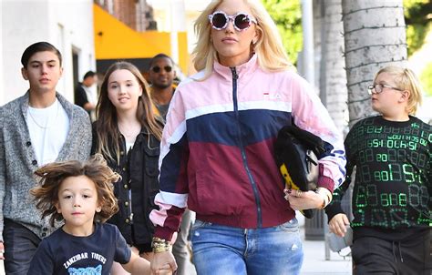 Gwen Stefani Spends Time With Son Apollo