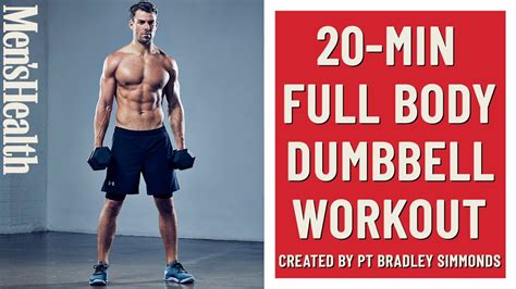 15 Minute Full Body Dumbbell Workout Strength And Conditioning Dumbbell Routine Full Body