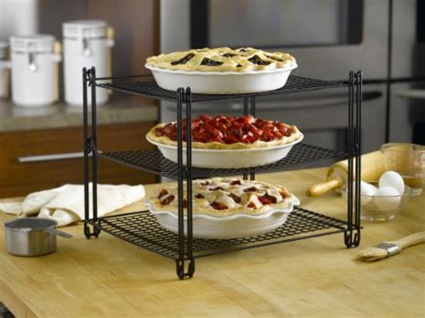 Nifty 3 Tier Cooling Rack Non Stick Coating Wire Mesh Design