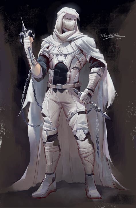 Moon Knight Suit Concept Art By Bluemist72 Rmoonknight