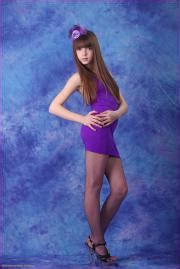 Imx To Eva Purple Dress