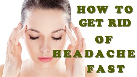How To Get Rid Of A Headache With Home Remedies