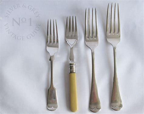 Comparing Different Vintage Fork Sizes From Left To Right Dessert