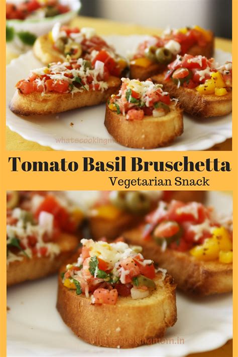 Tomato Basil Bruschetta Whats Cooking Mom