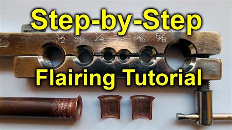 How To Flare Copper Pipes Or Tubes Youtube