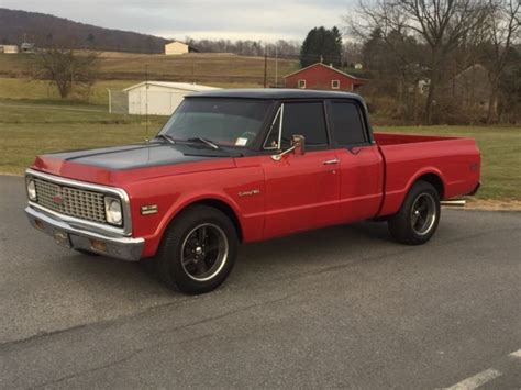 1972 Chevy C10 Custom Extended Cab Classic Chevrolet C 10 1972 For Sale