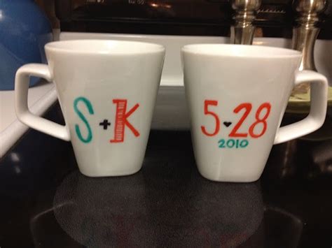 Thrifty Finds And Redesigns Diy Personalized Mugs July Craft Night