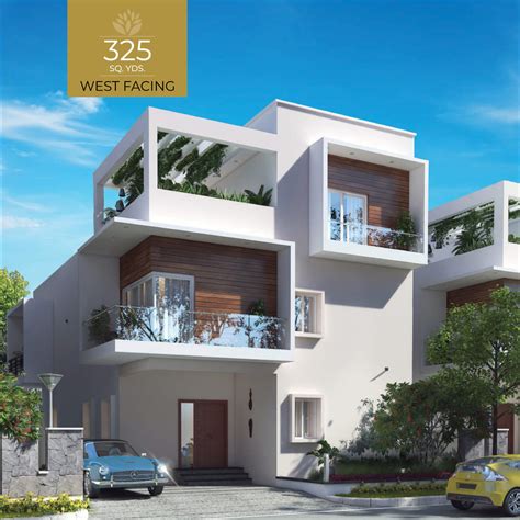 4bhk Premium Villas For Sale In Hyderabad 325 West Facing Villas