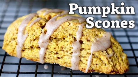 Vegan Pumpkin Scones Recipe Simple And Delicious Youtube