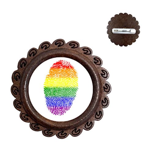 Support Lgbt Brooch Same Sex Gay Lesbian Pride With Rainbow Love Wins