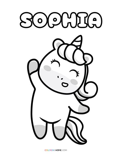 Sophia Name Coloring Pages Coloring Home