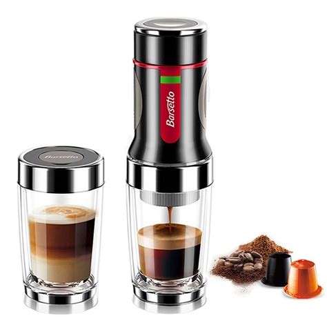 Barsetto Portable Espresso Coffee Machine Tripresso Hand Pressure Mini