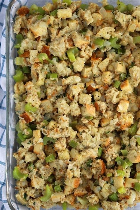 Grandmas Stuffing Recipe The Carefree Kitchen Stuffing Recipes For