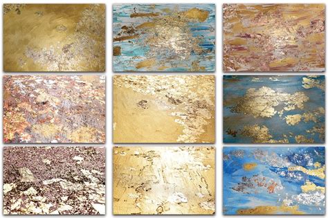 Gilded Texture Collection By Alaina Jensen On Creativemarket Brochure