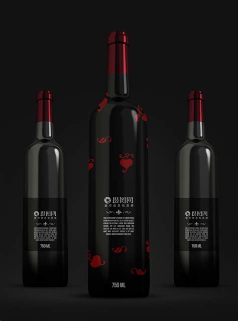 red wine bottle packaging display template imagepicture   lovepikcom