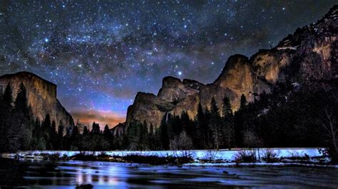 Yosemite Night Wallpaper Pixelstalknet