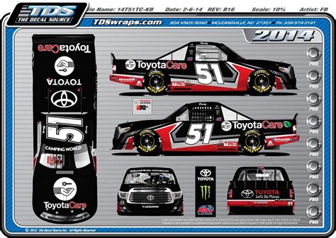 Dale jr, 2005 oreo ritz 81. 2014 Camping World Trucks Series Paint Schemes Team #51 ...