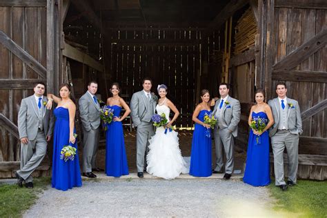 A Vibrant Blue Wedding In Whitby Ontario Weddingbells Blue Themed