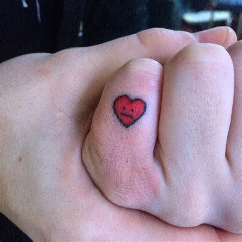 Small Heart Handpoked Toronto Line Tattoo Tattoos Poke Tattoo