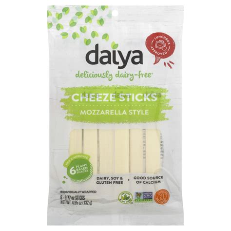 Save On Daiya Deliciously Dairy Free Mozzarella Style Deluxe Cheeze Sticks 6 Ct Order Online
