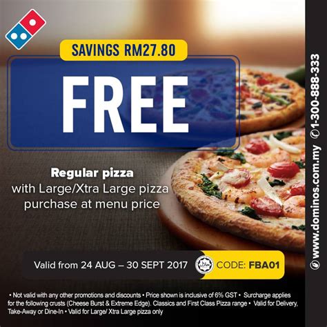 Certains magasins du réseau domino's pizza facturent des frais supplémentaires d'un montant maximum de 3,90 € ttc au titre des frais de livraison. Domino's Pizza Coupon Code Discount Offer Promo Deals ...
