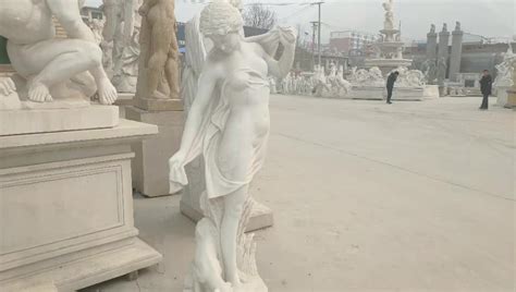 Best Selling Marble Roman Funny Stone Naked Woman Sculpture Nt 00232ri
