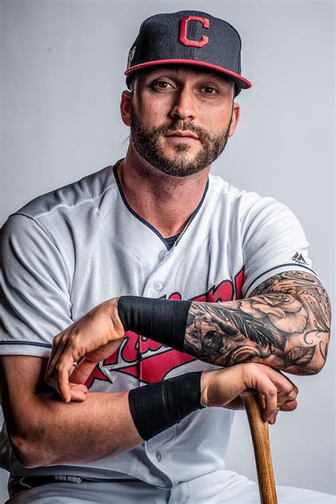 cleveland indians tyler naquin during photo day 2019 cute baseball players youth baseball