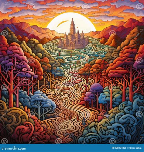 Astonishing Wallpaper - Labyrinth of Faith Stock Image - Image of