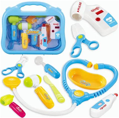 Creative Pretend Play Doctor Nurse Toys Set Carry Case Medicine Box
