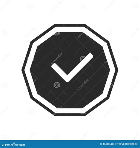 Checked Icon Vector Sign And Symbol Isolated On White Background