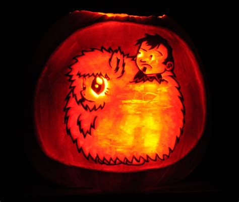 Fluffle Puff Lantern Pumpkin Carving Art Know Your Meme