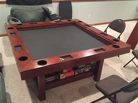 Friends And I Made A Gaming Table It Was My First Attempt At Anything