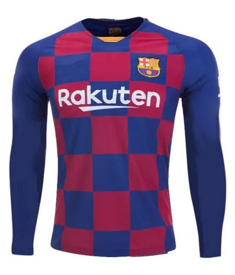 Barcelona Home Long Sleeves Jersey 201920 Buy Online At Best Price On