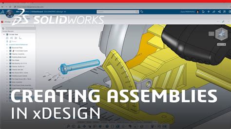 Creating Assemblies In Xdesign Solidworks Youtube