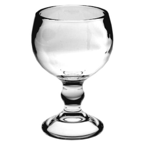 04 07767 Weiss Goblet 20 Oz From 24 Oz 4 1 2″ Dia X 7 1 2″ H Glass Lancaster