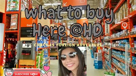 What To Buy At Home Depot Youtube