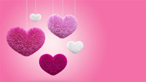 Download Fluffy Hearts Hd Wallpaper For 1920 X 1080