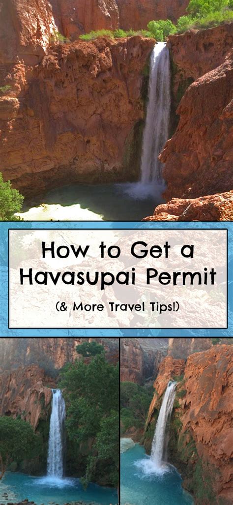 How To Get A Havasupai Permit Havasu Falls Travel Tips Havasu Falls