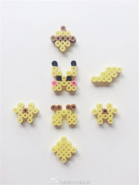 3d Pokemon Pikachu Easy Perler Beads Ideas Perler Beads Designs