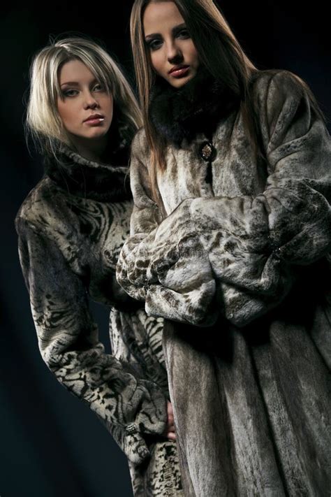 Women In Fur Coats Stock Photo Image Of Blond Cloth 16645862