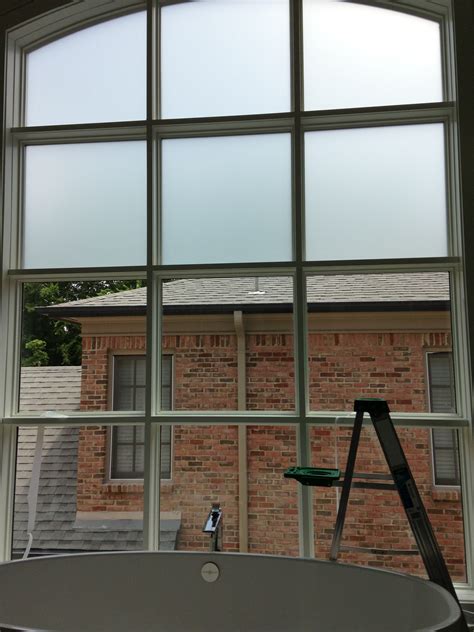 Frosted Decorative Window Film Installation Services In Dallas Texas