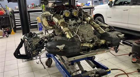 Inside Look At A C8 Corvette Z06 Engine Replacement