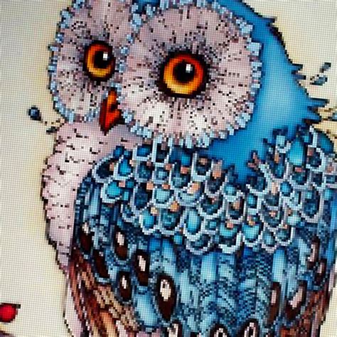 Owl Diamond Painting Kits Full Drill Paint With Diamonds